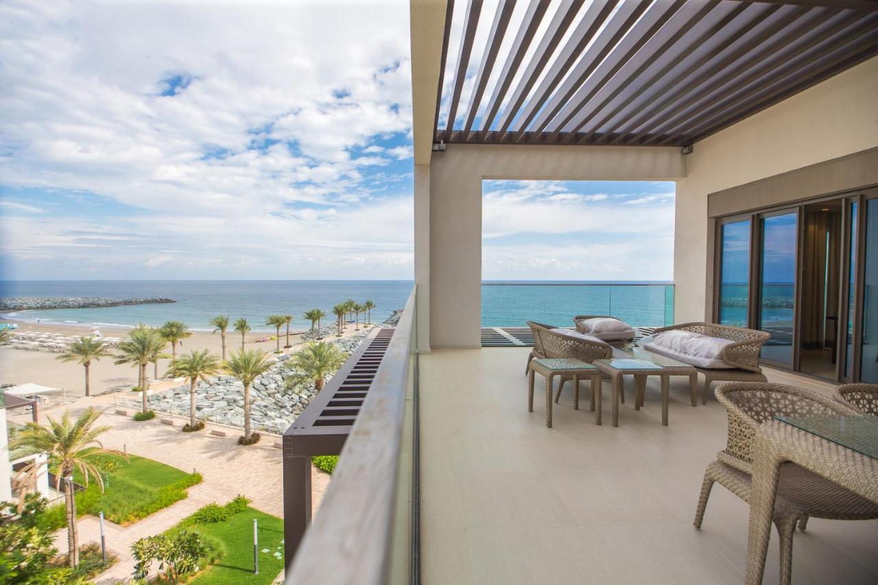 Al Aqah Luxury Apartment W/ Sea Views At Address Residences Fudzsejra Kültér fotó